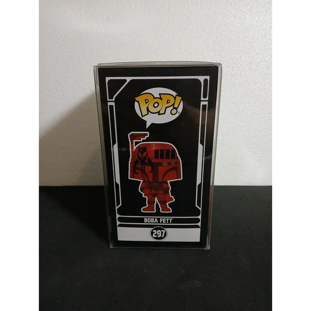 Funko Pop Star Wars Boba Fett Red 2020 WonderCon Exclusive #297 W/ Protector